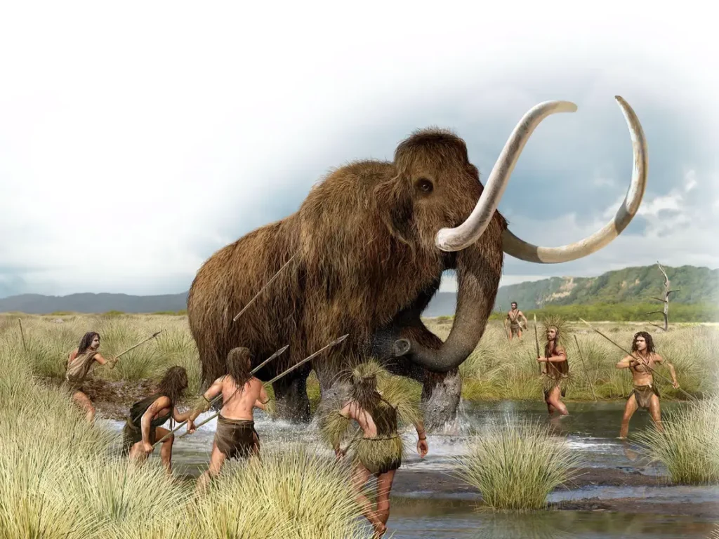 woolly mammoths